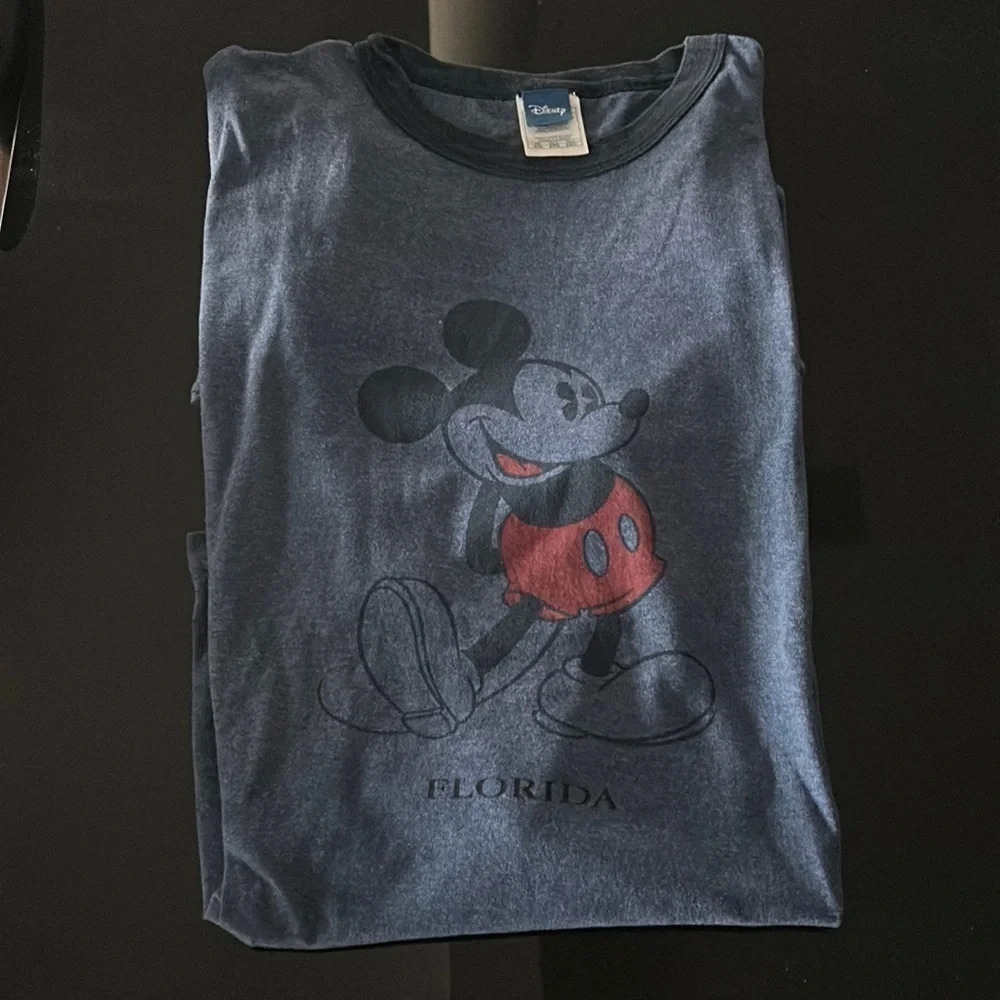 Blue Disney Mickey Mouse Florida Tee